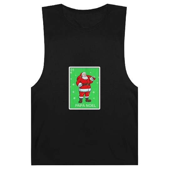 Papa Noel Father Christmas Card Mexican Lottery Barnard Tanks