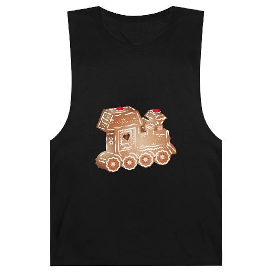 decorated gingerbread locomotive for Christmas Barnard Tanks