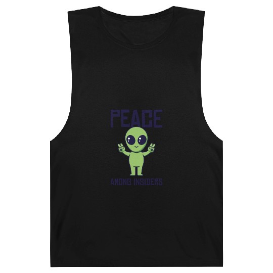 Area 51 Peace Alien Head Martian Space Outsider Barnard Tanks