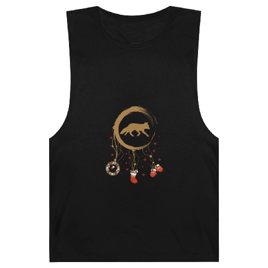 Winter dreamcatcher Christmas Fox Barnard Tanks