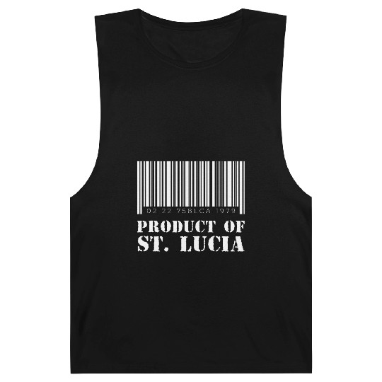 Product of St. Lucia (White) Barnard Tanks