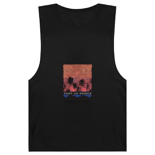 Port au Prince Haiti Vacation Souvenir Palm Tree Barnard Tanks