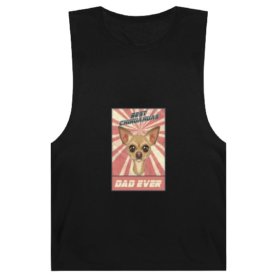 Best Chihuahua Dad Ever I Chihuahua Lover Barnard Tanks