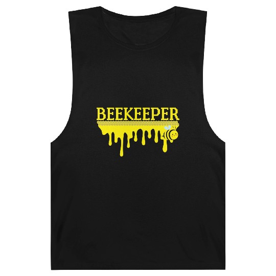 Bee Keeper Beekeeper, Funny Bee Hive Honey Lover Barnard Tanks