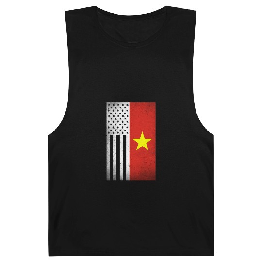 Vietnam Design for proud Vietnamese Americans Barnard Tanks