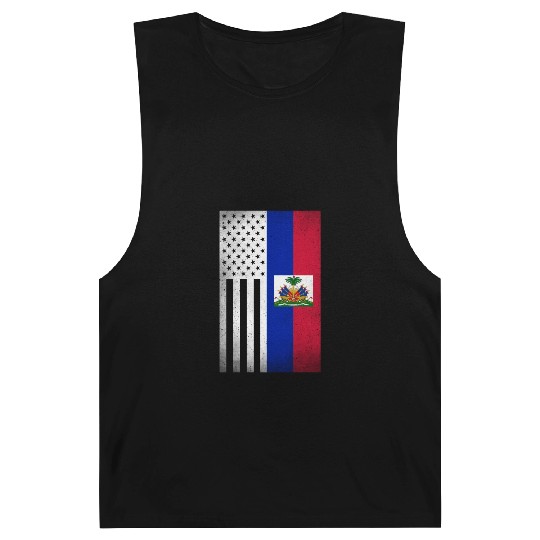 Haiti Design for proud Haitian Americans Barnard Tanks