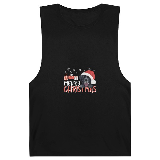Labrador Merry Christmas Barnard Tanks