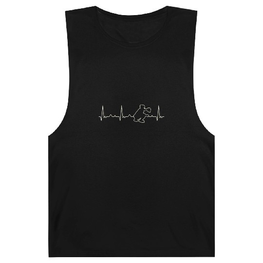 Baseball Catcher. Heart. Love. EKG. Pulse. Beat. Barnard Tanks
