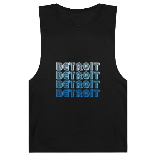 Retro Detroit Michigan Barnard Tanks