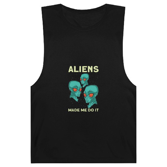 Alien Extraterrestrial Area 51 UFO Space Geek Gift Barnard Tanks