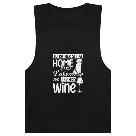 Wine and Labrador Barnard Tanks