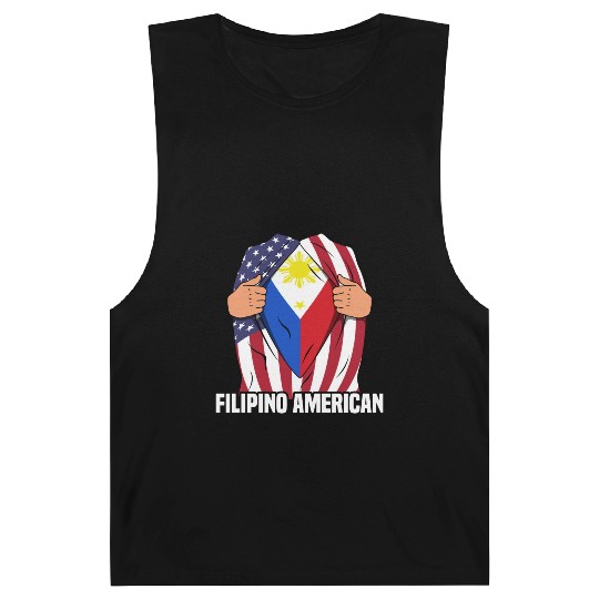 Hero Design for Proud American Pinoys Barnard Tanks