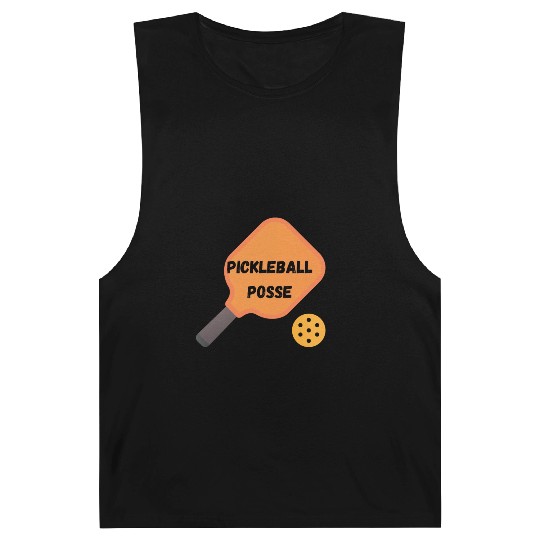 PICKLEBALL POSSE Sports Art Barnard Tanks