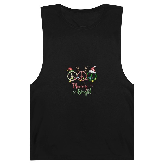 Xmas Christmas Stay Merry and Bright Barnard Tanks