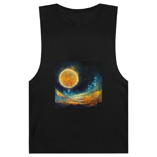 Full moon and Sun Barnard Tanks
