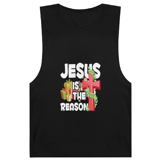 Jesus Is The Reason For The Season Christian Barnard Tanks