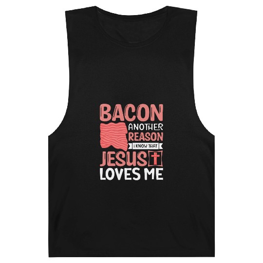 Bacon Lover Funny Bacon Famous Food Keto Diet Barnard Tanks