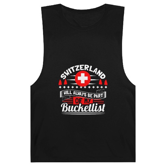 Switzerland Mountains Country Gift Idea Barnard Tanks