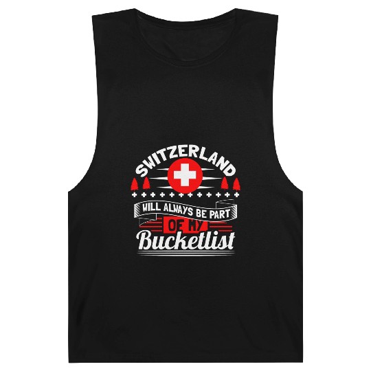 Switzerland Mountains Country Gift Idea Barnard Tanks