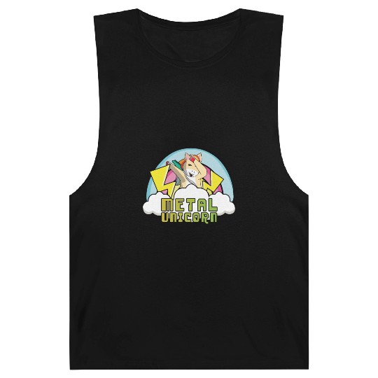 Dabbing Dab Unicorn Rainbow Metal Music Heavy Rock Barnard Tanks