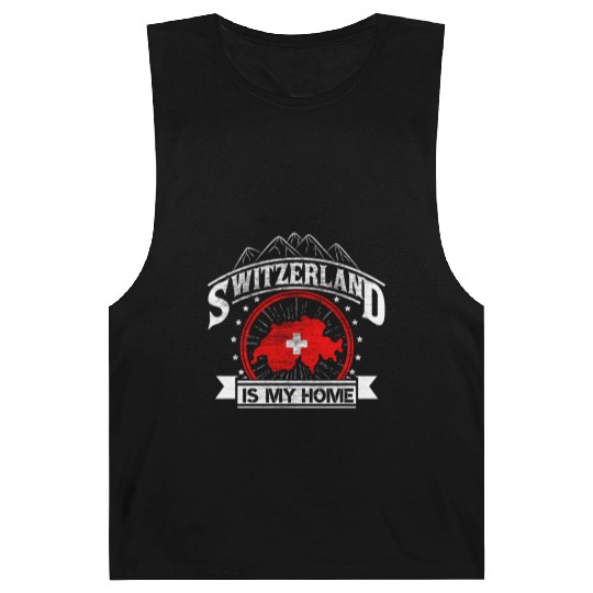 Switzerland Mountains Origin Gift Barnard Tanks