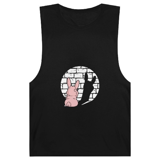 Rock Sign Kawaii Bunny Metal Kid Music Heavy Rock Barnard Tanks