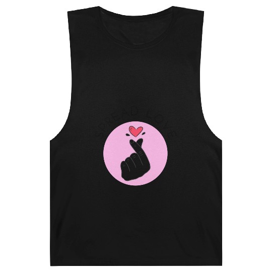 Korean heart symbol - Spread Love Intention Series Barnard Tanks