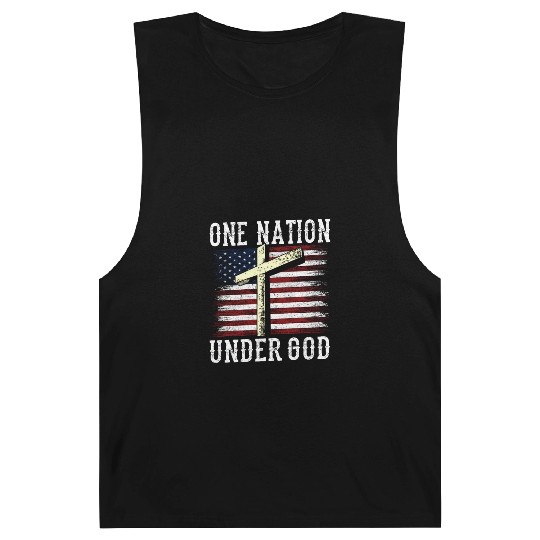 One Nation Under God America US USA American Barnard Tanks