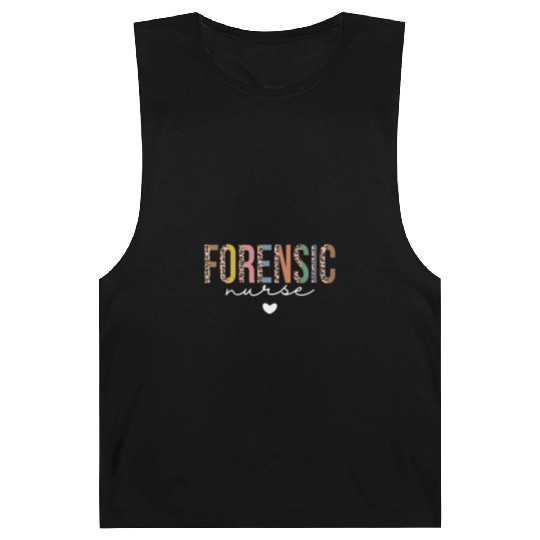 Cute Forensic Nurse SANE Nurse Leopard Correctiona Barnard Tanks