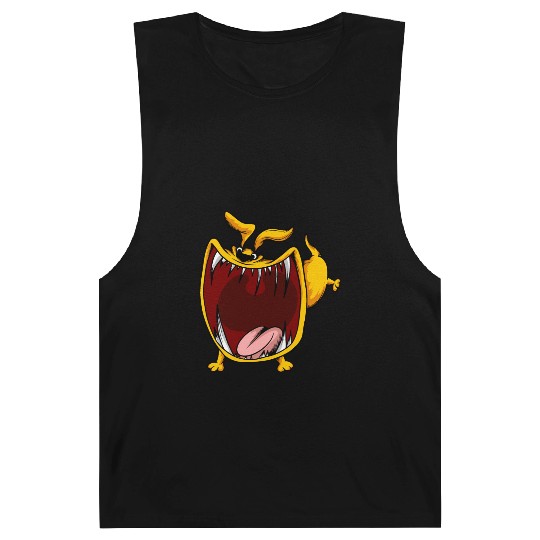 Scary Big Mouth Dog Owners Pet Lover Gift Ideas Barnard Tanks