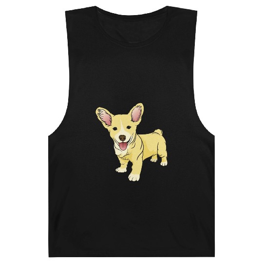 Corgi Cute Puppy Funny Dog Pet Lover Gift Ideas Barnard Tanks