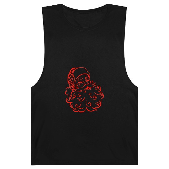 Santa Claus - Santa - Red Barnard Tanks