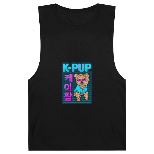 K POP Dog Designs for a Korean Pop Fan Barnard Tanks