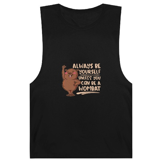 Native Australian Animal Lovers Cute Wombat Barnard Tanks