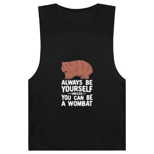 Native Australian Animal Lovers Cute Wombat Barnard Tanks