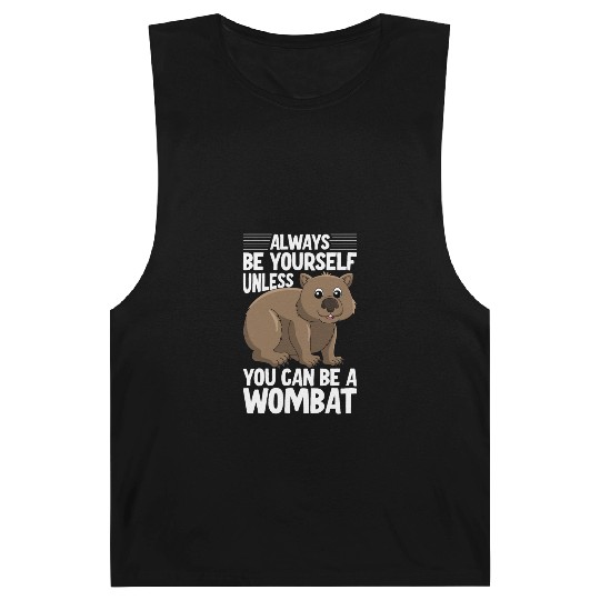 Native Australian Animal Lovers Cute Wombat Barnard Tanks