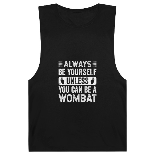 Native Australian Animal Lovers Cute Wombat Barnard Tanks