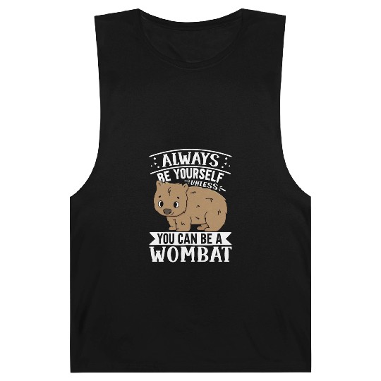 Native Australian Animal Lovers Cute Wombat Barnard Tanks