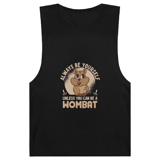 Native Australian Animal Lovers Cute Wombat Barnard Tanks