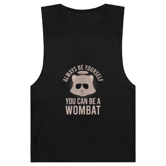 Native Australian Animal Lovers Cute Wombat Barnard Tanks