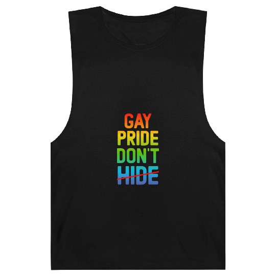 Gay Pride Don t Hide LGBT Pride Barnard Tanks