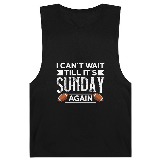 American Football Sunday Football Player Sport Fan Barnard Tanks