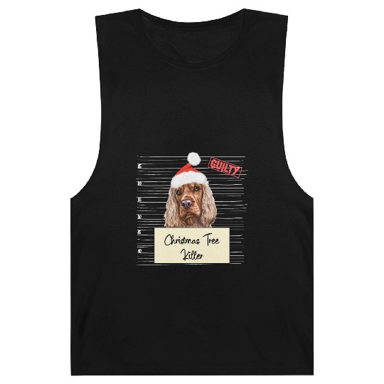 English cocker Spaniel christmas funny prison Barnard Tanks
