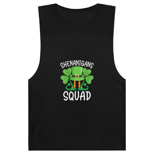Shenanigans Squad Funny St. Patricks Day Matching Barnard Tanks