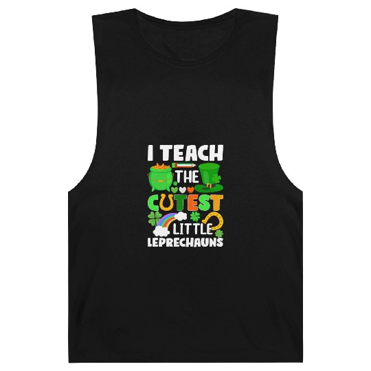 St. Patricks Day Teacher Cutest Little Leprechauns Barnard Tanks