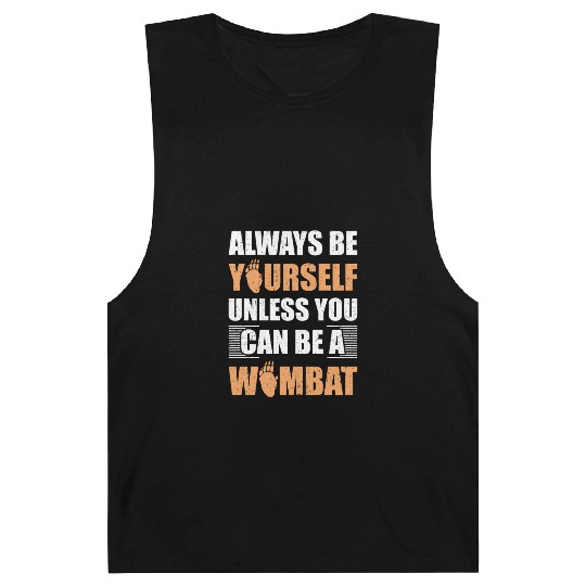 Cute Australian Wombat Quote Wombats Lover Barnard Tanks