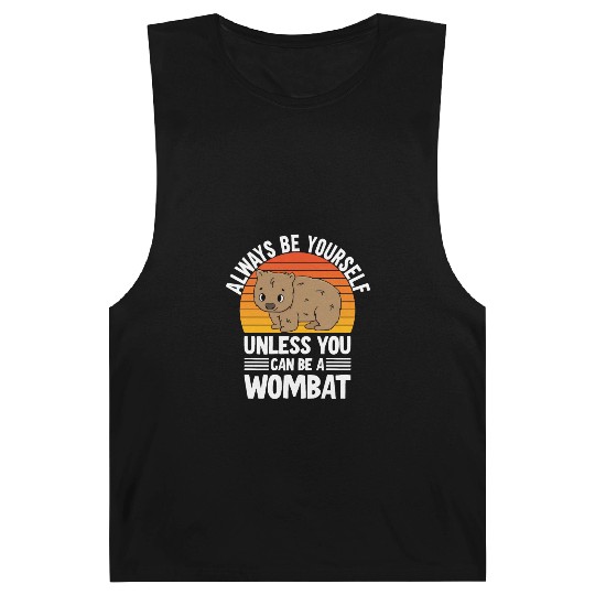 Cute Australian Wombat Quote Wombats Lover Barnard Tanks