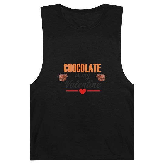 chocolate is my valentines Barnard Tanks