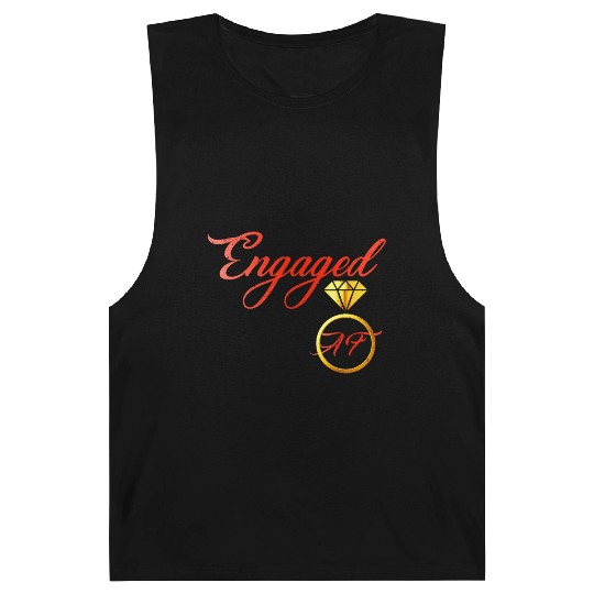 engaged af engagement valentines day Barnard Tanks