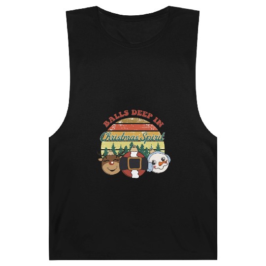 christmas spirit sublimation Barnard Tanks